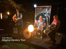 Frank Manzi's Magical Mystery Tour at Wayne & Tonja Smith's Magical Backyard Forest in Morganton, NC. ©Mark D Phillips