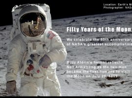 50 years ago, Neil Armstrong and Buzz Aldrin became the first humans to walk on the Moon.