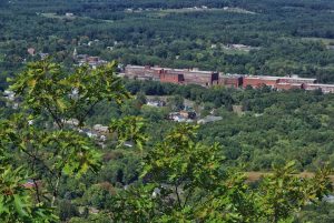 View overlooking the town of Easthampton, Ma. from Mt Tom Holyoke, Ma.© Steve Desmond