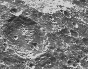 Craters on the dark side of the moon