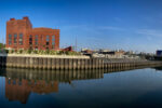 Panorama of The Gowanus Canal looking at Powerhouse Arts. ©Mark D Phillips